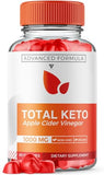 Total Keto Gummies for Weight Loss, Total Keto ACV Gummies Apple Cider Vinegar Advanced Formula 525 MG Keto Health - Keto Total ACV Gummies with Beet Root Folate Juice VIT B12 (60 Gummies)