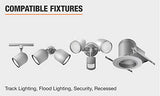 (3-Pack) EcoSmart R20 Daylight LED, Dimmable, 600-Lumen, 5000K, 8-Watt (50-Watt Equivalent) Light Bulb, E26 Medium Base