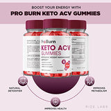 (2 Pack) Pro Burn Keto Gummies - ProBurn Keto ACV Gummies for Weight Loss Pro Burn Keto Gummies with Apple Cider Vinegar Advanced Shark Supplement Energy Booster Tank (120 Gummies)