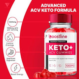 Boostline Keto ACV Gummies Advanced Weight Loss Formula, Boost Line Keto + ACV Gummies Apple Cider Vinegar 1000MG Vitamin Supplement for Women Men, Boostline Keto+ ACV Maximum Strength (60 Gummies)