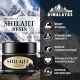 Shilajit Pure Himalayan Organic Resin: Natural Resin Fulvic 100% Extract from Authentic Himalayan Shilajit Supplement for Men Women Boost Energy Immunity