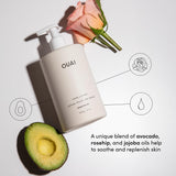 OUAI Hand Lotion Refill - Daily, Lightweight, Hydrating Lotion for Dry Skin - Made with Avocado, Rosehip and Jojoba Oil to Lock in Moisture - Never Greasy (32 Fl Oz)