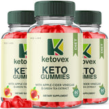 (3 Pack) Ketovex Keto BHB Gummies for Weight Loss, Ketovex BHB ACV Gummies Reviews, Ketovex ACV Advanced Formula Keto Vex BHB Gummy Gomitas Ketosis Carb Blocker (180 Gummies)