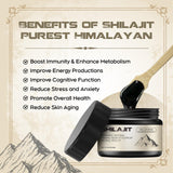 Shilajit Pure Himalayan Organic Natural Pure Shilajit for Men and Women, 600mg Maximum Potency Shilajit Resin for Energy, Immune Support, 30 Grams (1 Pack)