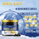 Shilajit Resin for Men & Women, Shilajit Supplement with 85+ Trace Minerals & Fulvic Acid for Energy, Focus, Brain and Immune Support, High Nutritional, Maximum Potency, 100 Serving / 60g