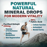 Premium Shilajit Dry Drops - (150 Count, 250mg Each) Maximum Potency Pure Shilajit for Men with 40% Fulvic Acid & 85+ Trace Minerals for Energy, Metabolism & Immune Health - Non-GMO & Made in USA