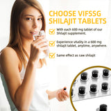 VIFSSG Shilajit Dry Drops, Shilajit Supplement, 36000 Mg Organic Shilajit Maximum Potency, Energy Booster, Gold Grade Nature Shilajit for Energy Support, 1 Pack of 60 Counts