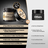 Shilajit Pure Himalayan Organic Shilajit Resin 60 Grams - Natural Shilajit Resin - Gold Grade 100% Shilajit - with 85+ Trace Minerals & Fulvic