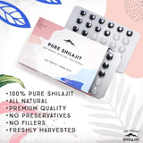 Pure Himalayan Shilajit Dry Drops (90 Tablets - 200mg Each) Maximum Potency Pure Shilajit for Men with 85+ Trace Minerals & Fulvic Acid for Metabolism, Energy & Immune Support