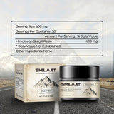 Shilajit Pure Himalayan Organic Natural Pure Shilajit for Men and Women, 600mg Maximum Potency Shilajit Resin for Energy, Immune Support, 30 Grams (1 Pack)
