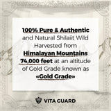 Shilajit Pure Himalayan Organic Shilajit Resin - 500mg High-Strength Organic Shilajit Resin, Enhanced with Over 85 Trace Minerals & Fulvic Acid for Boosting Energy and Immune System Support, 50 Grams