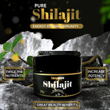 Suna Kalo Pure Himalayan Organic Shilajit Resin - Gold Grade, 100% Shilajit Supplement with 85+ Trace Minerals, Energy & Immune Support