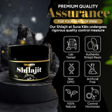 Suna Kalo Pure Himalayan Organic Shilajit Resin - Gold Grade, 100% Shilajit Supplement with 85+ Trace Minerals, Energy & Immune Support