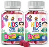 Zinc Gummies for Kids & Adults - Zinc Chewable Gummy for Immune Support - Powerful Natural Antioxidant Non-GMO Supplement for Children Men Woman Adults