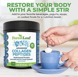 FORESTLEAF Advanced Hydrolyzed Collagen Peptides- Type 1, 2 and 3 Unflavored Protein Powder