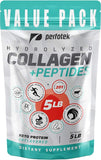 PERFOTEK Hydrolyzed Collagen Powder Pasture Raised Non-GMO Grass-Fed Unflavored 5 LB