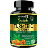 ULTRA Pure Organic Turmeric Curcumin 4 Months Supply 120 Capsules Black Pepper