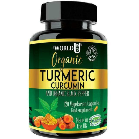 ULTRA Pure Organic Turmeric Curcumin 4 Months Supply 120 Capsules Black Pepper