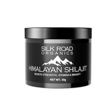 SILK ROAD ORGANICS Pure Himalayan Shilajit (30 gm) with Fulvic Acid and 84+ Trace Minerals for Metabolism, Immune System Support, Energy & Focus Measuring Spoon Semi Liquid