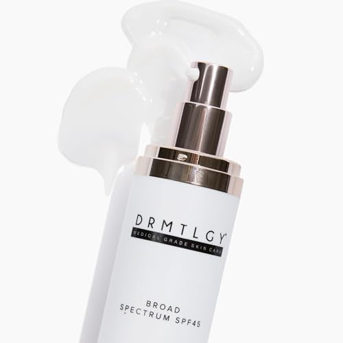 DRMTLGY Anti Aging Clear Face Sunscreen and Facial Moisturizer with Br