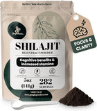 Shilajit Powder Raw Shilajit for Men 10:1 Extract 5 Ounce Bag, Fulvic Acid Powder Extract, Immune Support Energy Supplement, Pure Shilajit Mineral Compound, 282 Servings