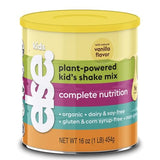 (2 Pack) Else Nutrition Kids Organic Complete Nutrition Shake Powder, Plant-Based, Less Sugar, Clean, Complete Drink Mix, Whey-Free, Soy-Free, Dairy-Free, 16 oz, Vanilla