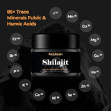 Rock Riches Shilajit Pure Himalayan Organic- 30g Bottle, 600mg Potency, Himalayan Shilajit Resin with 85+ Trace Minerals & Fulvic Acid for Energy, Immune Support (1 Pack)