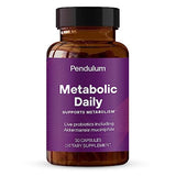 Pendulum Metabolic Daily with Akkermansia – Supports Metabolism – Sustains Energy Levels – The Only Brand with Patented Live Akkermansia - 30 Capsules (1 Pack)