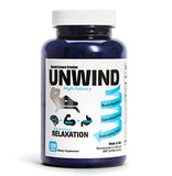 Unwind - Advanced Relaxation Supplement w/Max Strength Magnesium (Lemon Balm, Primavie Shilajit, Ginger - 120 Capsules)