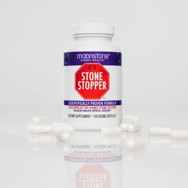 Moonstone Kidney Stone Stopper Capsules (240 Count), Developed by Urol