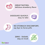 BariMelts Biotin, Dissolvable Bariatric Vitamins, Natural Strawberry Flavor, 90 Fast Melting Tablets