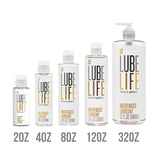 Lube Life Water-Based Personal Lubricant, Lube for Men, Women and Couples, Non-Staining, 8 Fl Oz