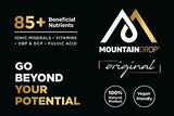 MountainDrop 100% Pure Natural Shilajit Resin Harvested@3000m Altitude-85 Beneficial Ingredients,53 DBP & DCP, 18+Amino & Fulvic Acids Support Physical,Mental,Emotional Functions Ionic Absorption 40g