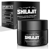 Shilajit Pure Himalayan Shilajit Resin - 600mg Himalayan Shilajit Resin, with 85+ Trace Minerals & Fulvic Acid, (1 Pack)
