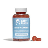 Baby Blues Postpartum Hair Loss Vitamins - Passion Fruit Gummies with Biotin, Collagen, & Folate