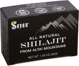 Sayan Pure Authentic Altai Shilajit, Organic Fulvic Acid Supplement and Trace Minerals for Detox, Immune + Energy Support, Genuine, High Efficacy Resin for Women and Men - 30 Grams, 4 Month Supply