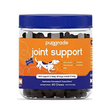 PupGrade Joint Support Supplement for Dogs - Natural Glucosamine Chondroitin with MSM - Hip & Joint Pain Relief - Recommended for Hip Dysplasia, Arthritis & Joint Disease - USA Tested - 60 Chews