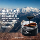 SILK ROAD ORGANICS Pure Himalayan Shilajit (30 gm) with Fulvic Acid and 84+ Trace Minerals for Metabolism, Immune System Support, Energy & Focus Measuring Spoon Semi Liquid