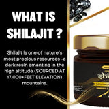 Nature Blaze Pure Organic Himalayan Shilajit Resin for Men & Women for Energy Boost & Immune Support (30Gm / 1.0 Ounce)