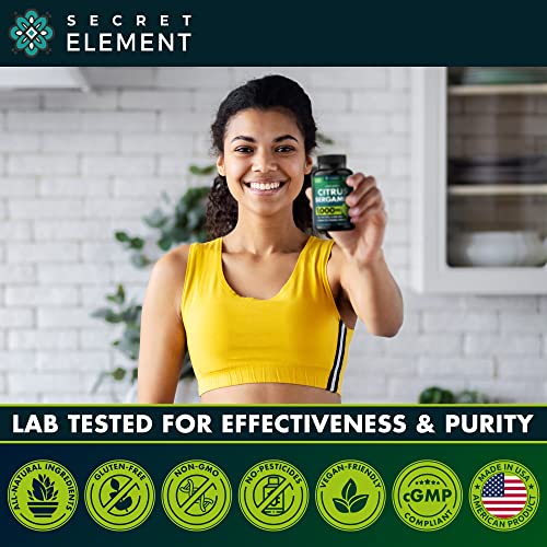 Secret Element Citrus Bergamot Extract 1000mg Organic Citrus Bergamo