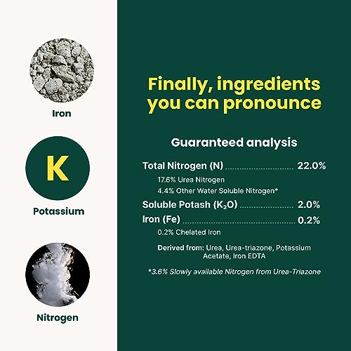 Sunday Lawn Kickstart Fertilizer, 42.3oz, 2 Pack Lawn Fertilizer for