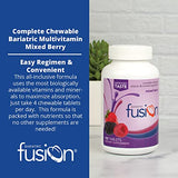 Bariatric Fusion Mixed Berry Complete Chewable Bariatric Multivitamin with Iron for Bariatric Surgery Patients Including Gastric Bypass and Sleeve Gastrectomy - 120 Tablets