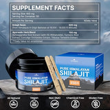 Shilajit Resin Supplement – Shilajit Pure Himalayan Organic Resin with Fulvic Acid, Humic Acid, 85+ Trace Minerals and Vitamins – Energy and Immune Support Supplement – 30 Grams
