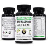 Siberian Green Ashwagandha with Altai Shilajit & Turmeric Ayurvedic Complex 60 Capsules – Traditional Siberian Formula Stress Relief, Mood, Energy Support, Immune System Recovery
