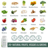 SUBSTANCE. - Nature's Sustenance Daily Greens, Fruits & Veggies Supplement - Superfood Vitamin Capsules - Enhance Energy, Mental Clarity, & Overall Wellness - US Made, Vegan-Friendly - 30 Servings.