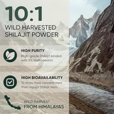 Shilajit Powder Raw Shilajit for Men 10:1 Extract 5 Ounce Bag, Fulvic Acid Powder Extract, Immune Support Energy Supplement, Pure Shilajit Mineral Compound, 282 Servings
