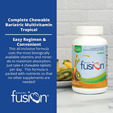 Bariatric Fusion Tropical Complete Chewable Bariatric Multivitamin with Iron for Bariatric Surgery Patients Including Gastric Bypass and Sleeve Gastrectomy - 120 Tablets