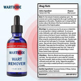 Warticide Fast-Acting Wart Remover - Plantar and Genital Wart Removal, Attacks Warts On Contact, Easy Application (1 Fluid Ounce)