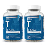 Essential Elements Male Health Supplement - Muscle Support & T-Health with DIM, Ashwagandha, Shilajit, More | T-Hero 60 Vegan Capsules (2-Pack)