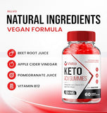 (3 Pack) Vista Keto ACV Gummies - Official - Keto Vista ACV Advanced Weight Loss Formula Plus Apple Cider Vinegar Dietary Supplement B12 Beet Root Juice Men Women (180 Gummies)